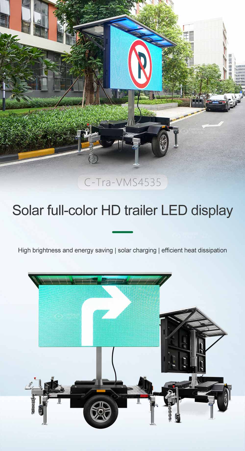 Pantalla de coche solar HD a todo color