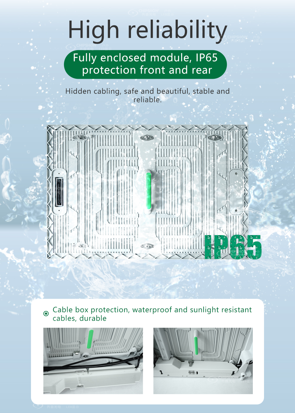 Pantalla led exterior IP65