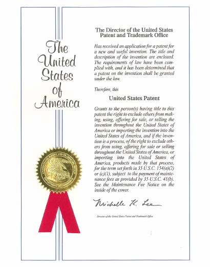 Patente de Estados Unidos